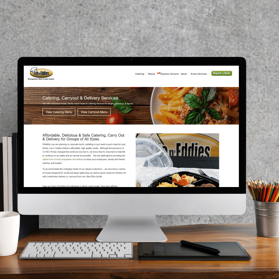 Optimized Website & Digital Marketing for Catering Company