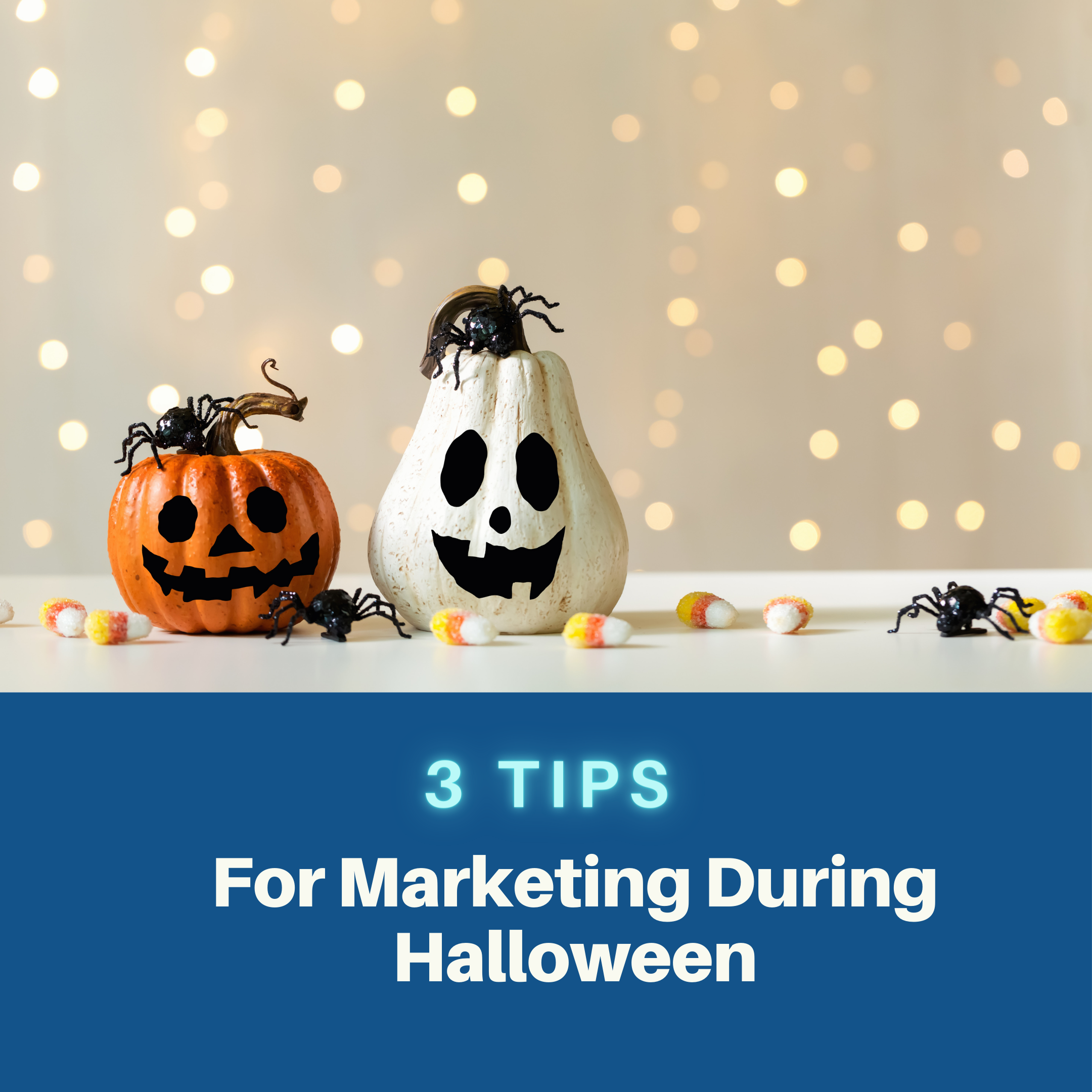 Two halloween gourds