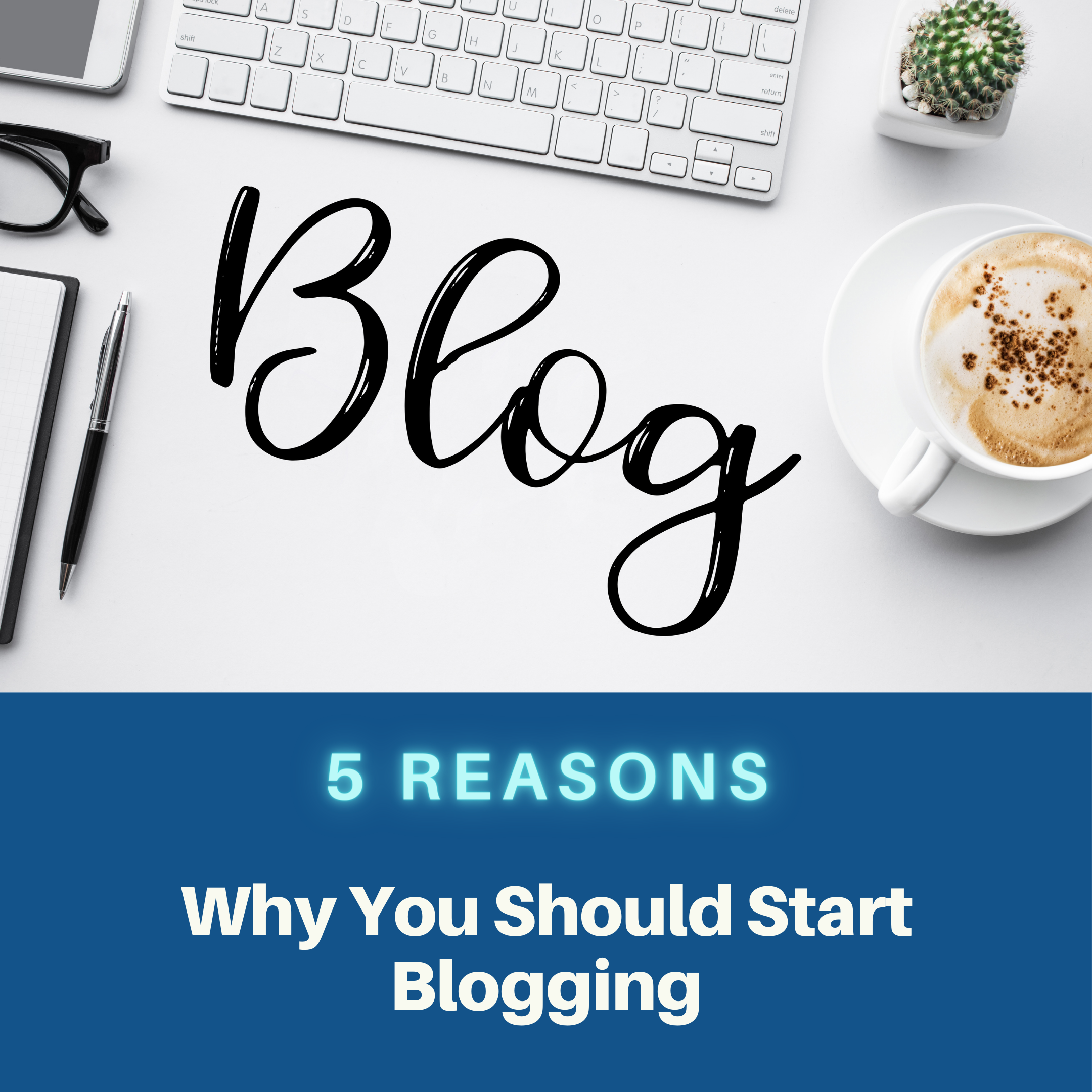 blogging desk