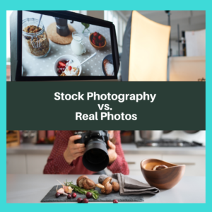 stock photography and a real photographer