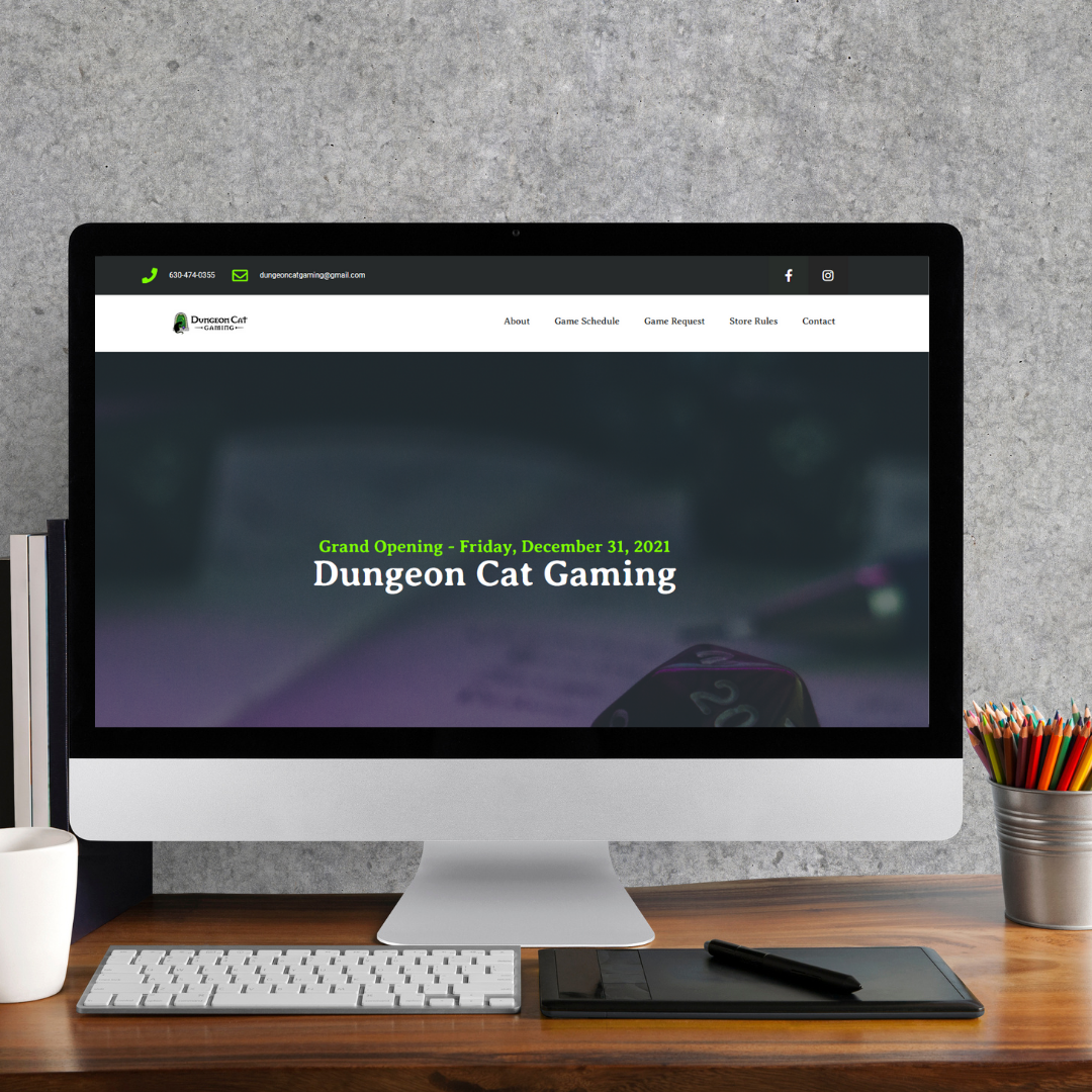 Gaming Store Website Design & Development